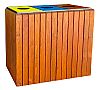 Cubis Papelera Madera Serie Gala 1484M Capacidad 225 litros - Acero y Madera - vista 1