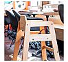 Tablecraft Trona Madera Acabado Natural Madera - Dimensiones 50 x 50 x 73,5 cm - vista 9