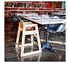 Tablecraft Trona Madera Acabado Natural Madera - Dimensiones 50 x 50 x 73,5 cm - vista 11