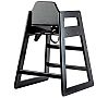 Tablecraft Trona Madera Acabado Negro Madera - Dimensiones 50 x 50 x 73,5 cm - vista 4