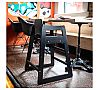 Tablecraft Trona Madera Acabado Negro Madera - Dimensiones 50 x 50 x 73,5 cm - vista 12