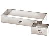 Decora Serie Sagome Inox Molde Inox Rectangular Diámetro 7 a 30 cm - Acero Inox - vista 2