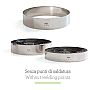 Decora Serie Sagome Inox Molde Inox Redondo Diámetro 7 a 30 cm - Acero Inox - vista 3