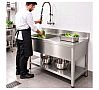Distform Fregadero Gama 600 con Bastidor y Estante Fondo 60 cm - vista 3
