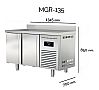 Docriluc Mesa Refrigerada Clarion MGR Fondo 70 cm - Capacidad 255 a 686 litros - vista 4