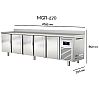 Docriluc Mesa Refrigerada Clarion MGR Fondo 70 cm - Capacidad 255 a 686 litros - vista 7