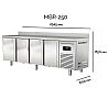 Docriluc Mesa Refrigerada Radiant MBR Fondo 60 cm - Capacidad 245 a 651 litros - vista 5