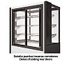 Docriluc Vitrina Semimural Insignia VV-R Refrigerada - 3 Estantes - vista 4