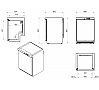 Edenox Armario Refrigerado APS-251-C Blanco Capacidad 125 litros - vista 4