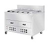 Eutron Asador Pollos 5 Espadas Horizontal De Brasa - Fondo 93 cm - vista 1