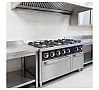Fainca HR S750 Cocina + Horno C6F750H Gas - Fondo 75 cm - 6 Fogones - vista 3