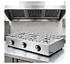 Fainca HR Cocina Sobremesa FGE3CON Gas - Fondo 42,7 cm - 3 Fogones - vista 4