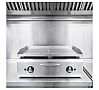 Fainca HR S500 Plancha Mixta Acero Rectificado Gas - Fondo 50 cm - Potencia 8 o 9,6 kW - vista 4