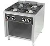 Fainca HR S900 Cocina con Estante C4F900E Gas - Fondo 90 cm - 4 Fogones - vista 1