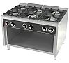 Fainca HR S900 Cocina con Estante C6F900E Gas - Fondo 90 cm - 6 Fogones - vista 1