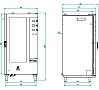 FM Horno Mixto Gastro STG 201 MT Eléctrico - 20 Bandejas GN 1/1 - vista 2