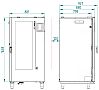FM Horno Panadería STB 616 V7 T Eléctrico - 16 Bandejas 60 x 40 cm o GN 1/1 - vista 3