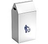 Fricosmos Papelera Basculante Inox Capacidad 44 litros - Acero Inox - vista 1