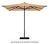 Gaggio Parasol Professional 3x3 Cuadrado 3 x 3 metros - vista 2