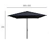 Garbar Parasol Sardigna Cuadrado 3 x 3 metros - vista 10