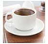 Athena Hotelware Tazas y Platillo Porcelana Blanca Porcelana - Capacidad 200 a 397 ml - vista 1