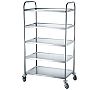 Hendi Carro de Servicio 5 Estantes Acero Inoxidable - 5 Estantes - vista 1