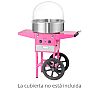 Hendi Máquina Algodón Azúcar con Carro Cubeta Ø 52 cm - vista 3
