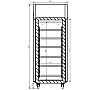 Infrico Armario Refrigeración Pasante AGB 1402 PDCR Capacidad 1.120 litros - vista 2
