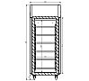 Infrico Armario Refrigeración Pasante AGB 701 PDC Capacidad 560 litros - vista 3
