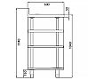 Infrico Mueble Mesa Cafetera MCAF CD/CI Ancho 100 cm - vista 5