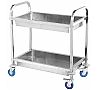 Irimar Carro de Recogida Acero Inoxidable - 2 Estantes - vista 1