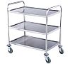 Irimar Carro de Servicio 3 Estantes Acero Inoxidable - 3 Estantes - vista 1