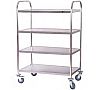 Irimar Carro de Servicio 4 Estantes Acero Inoxidable - 4 Estantes - vista 1