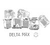 ITV Máquina Hielo Delta Max Agua Cubito Grande 40 g - Producción 38 a 116 kg/24h - vista 4