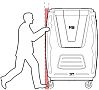 Metro Carro con Seguridad para Recogida de Ropa Metrotrux Bulksecg Dimensiones 121,9 x 74,9 x 186,3 cm - vista 4