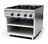 Mundigas Gama 750 Cocina 4 Fuegos + Estante Gas - Fondo 75 cm - 4 Fogones - vista 1