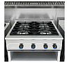 Mundigas Gama 750 Cocina 4 Fuegos + Estante Gas - Fondo 75 cm - 4 Fogones - vista 4