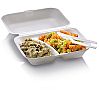Caja Menú con Tapa Bisagra Pulpa de Caña de Azúcar - vista 3