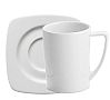 Porvasal Malvarossa Taza y Platillo Blanco Diseñadas por Ximo Roca - Capacidad 70 a 250 ml - vista 4