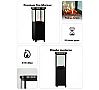 Premium Fire Estufa Gas Marinero Gas Butano o Propano - Potencia 8 kW - Alto 128 cm - vista 4
