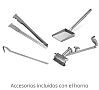 Pujadas Brasa Abierta Lite sin Base Refractaria De Brasa - Fondo 68,7 cm - vista 8