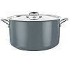 Pujadas Cacerola Alta con Tapa Cool Line Gris Acero Inox - Diámetro 20 a 32 cm - vista 1