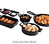 Pujadas Mini Cacerola Rectangular Mini Black Melamina - vista 3