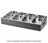 Vollrath Cubic Porta Cubiertos DM Madera DM - vista 2