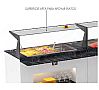 Sayl Buffet Line Módulo Self-Service Placa Fría con Bandejas Fondo 70 cm - Temperatura +4/+8 ºC - vista 5