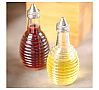 TableCraft Beehive Aceitera y Vinagrera Vidrio y Tapa Inox - vista 4