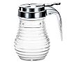 TableCraft Beehive Dispensador de Sirope Vidrio y Tapa ABS Cromado - vista 1