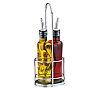TableCraft Gemelli Set Vinagrera y Aceitera Cromada Juego de 3 Piezas - vista 3
