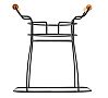 TableCraft Soporte para Mini Dispensador de Bebidas Acero Galvanizado - vista 3