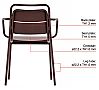 Zown Silla AlmaArmchair Metálica - Interior y Exterior - vista 11